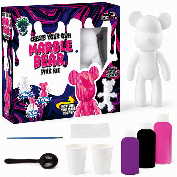 Pink Marble Bear kit