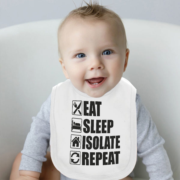 Camiseta Eat Sleep Isolate Repeat