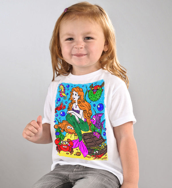 Tee-Shirt à Colorier Voiture Splat Planet - 10 Stylos Magiques Lavables, T-Shirt Réutilisable Pour Enfants