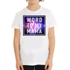 Hipster Hip hop word to my mama, Unique gift, unusual white kids T-shirt