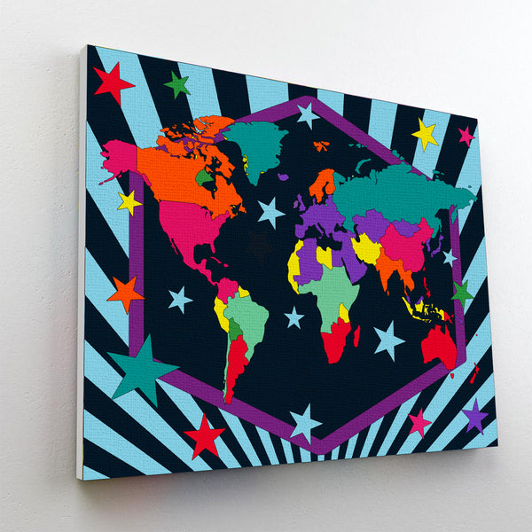World map paint by number, world map painting, world map painting for kids, world map painting easy, world map painting by numbers uk, work map painting set, washable acrylic paints, world map gifts, paint by number on canvas, paint by numbers ready for wall mounting, paint by numbers for kids, paint by numbers for beginners, paint by numbers for children, paint by numbers with frame, world map canvas, world map wall art, world map poster for kids